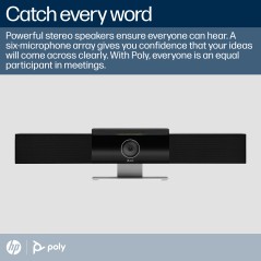 HP Studio USB Video Bar-EURO 842D4AA#ABB - Premium Quality Video Conferencing Solution
